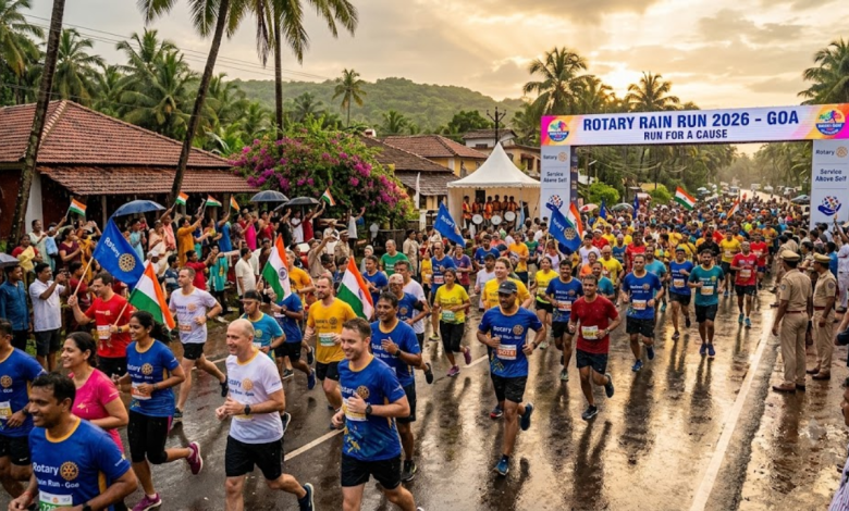 Rotary Rain Run in goa